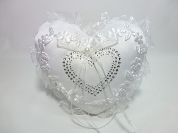 Wedding Heart Ring Pillow